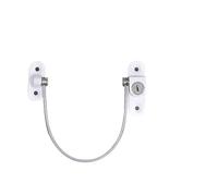 Ensemble de câbles porte et fenêtre, ventilation sécurité for enfants, en acier inoxydable(White 1pc)
