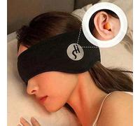 Ensemble de cache-oreilles anti-bruit et masque pour les yeux réglable - Bouchons d'oreille insonorisants et masque de sommeil élastique pour voyager, convient pour la chambre, le bureau, l'école, sou