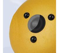 Ensemble de cache-trous avec diamètre intérieur précis pour tambours à langue de 33 cm et 38,1 cm et coussinets de pied de base de tambour complémentaires (couvercle de trou de son)