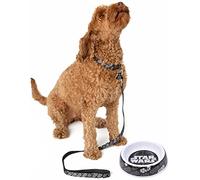 Ensemble de Cadeaux Star Wars Petts Dark Vader Dogs Lead Collar Water Bowl