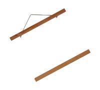 Ensemble de Cadres Photo Magnétiques en Sciure de Bois pour Impressions sur Tissu - Support D'œuvres d'art Moderne pour Une Décoration D'intérieur élégante (40cm)