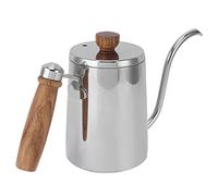 Ensemble de Cafetière à Verser 5 Pièces, Serveur de Bouilloire | Comprend : Bouilloire à Bec Col de Cygne à 90°, Verseuse en Verre, Entonnoir Goutte-à-goutte, Filtres Papier et Thermomètre