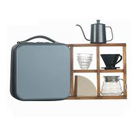 Ensemble de cafetière à verser avec bouilloire et moulin en acier inoxydable, kit d'infusion complet pour la maison et les voyages