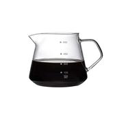 Ensemble de cafetière à verser, Carafe à café en verre avec filtre à café en verre, ensemble de cafetière goutte à goutte for la maison ou le bureau 600ml 300ml(600ml)
