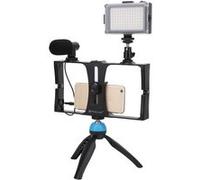 Ensemble de cage de diffusion en direct de photographie de téléphone portable PULUZ avec trépied G