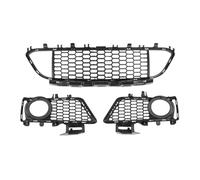 Ensemble de calandre inférieure Centrale de Pare-Chocs Avant, grilles de phares antibrouillard en Plastique ABS Haute résistance de Remplacement pour série 3 F30 2015 2016 2017