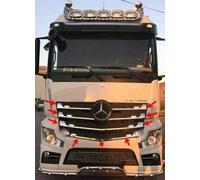 Ensemble de calandres avant chromées Mabi Automotive Parts pour Actros MP4 [2013+] [Cabine étroite] [9 pièces]