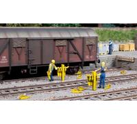 NOCH Kit sabots d'inhibition 13606 – réalistes pour modélisme H0 1:87