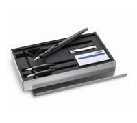 Ensemble de calligraphie LAMY Joy AL en noir et aluminium avec cartouches d'encre noire