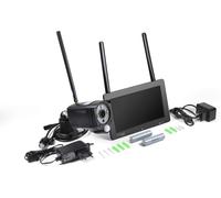 Ensemble de caméras de Surveillance de sécurité sans Fil FullHD Écran Tactile 7 Pouces Moniteur PIR Vision Nocturne 1080p, Fonction d'alarme Prise en Charge des Notifications Push TX-128.[G146]