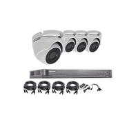 Ensemble de caméras de surveillance, sécurité domestique, 5 MP, 4K, UHD, DVR, pour usage intérieur/extérieur, - Disque dur 1 To