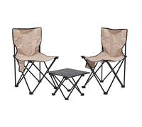 Ensemble de camping Well Home avec 2 chaises et 1 table pliante