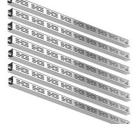 Ensemble de canalisations d'extérieur en acier inoxydable 304, canal de drainage fin for allées, jardins et cours (1 à 9 pièces)(7pack 7x5cm)