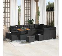 Ensemble de canapé de jardin 13 pc Poly rotin Canapé Mobilier Patio vidaXL vidaX