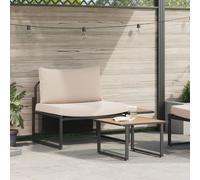 Ensemble de canapé de jardin 2 pcs Acier canapés d'extérieur salon vidaXL vidaXL