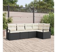 Ensemble de canapé de jardin avec coussin 5 pcs polyrotin meubles vidaXL vidaXL