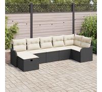 Ensemble de Canapé de Jardin de 8 Pièces avec Coussins en Rattan Gris Poly 3360340