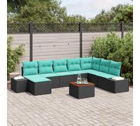 Ensemble de canapé de jardin avec stockage 9 pc meubles d'extérieur vidaXL vidaX