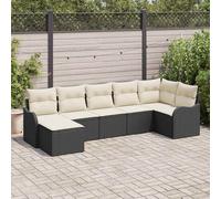 vidaXL Ensemble de jardin 7 pièces 3354461 – sièges modulaires, coussins, résistant aux intempéries