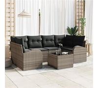 Ensemble de canapé de jardin polyrotin meubles d'extérieur canapé patio vidaXL v