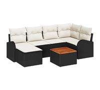 Ensemble de canapé de jardin Poly rotin Canapé en rotin vidaXL vidaXL