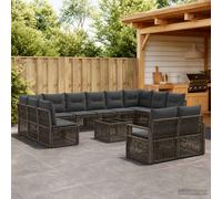 Ensemble de canapé de jardin polyrotin Canapé Sièges extérieurs Transat vidaXL v