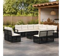 Ensemble de canapé de jardin polyrotin Lounge patio Sièges extérieurs vidaXL vid