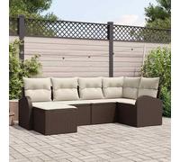 Ensemble de canapé de jardin polyrotin Mobilier Canapé Sièges terrasse vidaXL vi