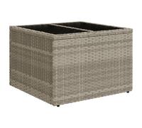 Ensemble De Canapé De Jardin Vidaxl 10 Pièces Avec Coussins Gris Poly Rotin, Canapé De Jardin 2 Places Vidaxl Avec Rangement Et Coussins Gris Clair Poly Rotin