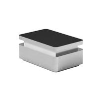 Ensemble De Canapé Et Table Industriels Modernes en Acier Inoxydable, Canapé Élégant en Simili Cuir for Café, Bistro, Bar À Whisky Ou Salon, Sièges Commerciaux Minimalistes Personnalisés(F)
