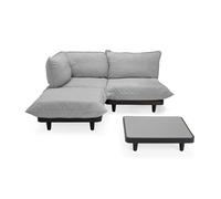 Ensemble de canapé lounge d'extérieur moyen gauche avec table Paletti Loungesofa LxWxH 180x180x90cm