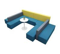 Ensemble de canapé modulaire pour les environnements d'apprentissage précoce, solution d'assise flexible pour salle de t zones d'entraînement