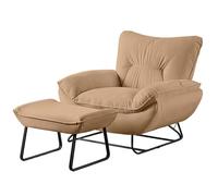 Ensemble de canapé Relax - Fauteuil avec structure en carbone, capacité de 200 kg, motif à pois, mobilier élégant pour salon et bureau, design moderne