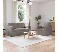 vidaXL Canapé sectionnel modulaire 2 pcs en tissu Bleu