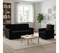 Ensemble de Canapés 2 pc Velours Canapé en velours Canapé contemporain vidaXL vi