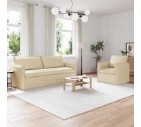 vidaXL Ensemble de canapés 2 pcs en tissu – gris clair