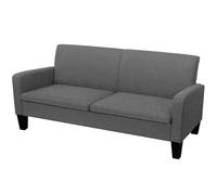 Ensemble de Canapés 2 pcs Tissu Jaune Sofa Bureau Salon Salle de Séjour vidaXL