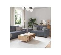 vidaXL Ensemble de canapés 3 pcs avec coussins Gris foncé Velours, canapé, siège de canapé, canapé relax, canapé confort, 3324619 Gris G