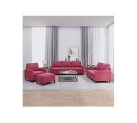 Ensemble de Canapés avec Coussins Sièges Salon 3 pcs Gris Clair Velours vidaXL