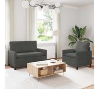 Ensemble de Canapés avec coussin 2 pc Tissu Canapé Moderne Canapé salon vidaXL v