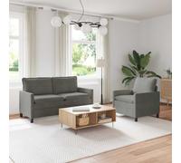 Ensemble de Canapés avec coussin 2 pc Tissu Canapé Moderne Canapé salon vidaXL v