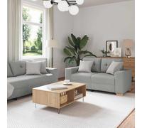 Ensemble de Canapés avec coussin avec oreiller 2 pcs Tissu Canapé Moderne vidaXL