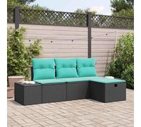 Ensemble de Canapés avec coussin polyrotin Canapé d’extérieur jardin vidaXL vida