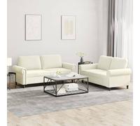 Ensemble de Canapés avec Coussins Sièges Salon 3 pcs Gris Clair Velours vidaXL