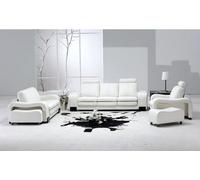 Ensemble de canapés Canapé Assise Coussin Set 3+2+1 Ensemble de canapés Canapé en cuir Franco W