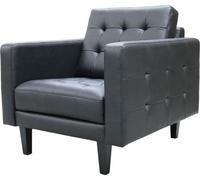 Ensemble de canapés Chesterfield 3+2+1 Tirana Set de coussins Canapés Cuir