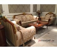 Ensemble de canapés classiques 3+2+1 de style baroque rococo antique Canapé Canapé 3pcs