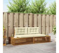 Vidaxl Ensemble De Canapés D'extérieur 6 Pièce Gris Naturel Et Clair