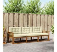 vidaXL Ensemble de Canapés 3 pcs Naturel Bois d'Acacia Massif