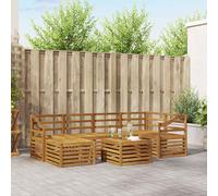 vidaXL Ensemble de canapés Bois d'acacia massif – Mobilier de jardin, confort durable et détente